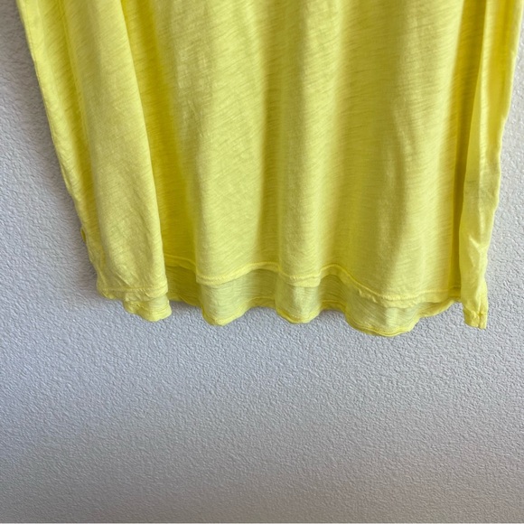 Anthropologie | t.la Women’s Yellow Flutter Ruffle Short Sleeve Top - Picture 3 of 13